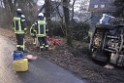 Container LKW umgestuerzt Koeln Brueck Bruecker- Dellbruecker Mauspfad P060